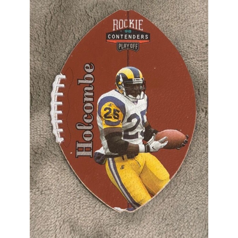 1998 Playoff Contenders Robert Holcombe Rookie Die-Cut